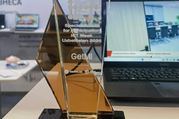 Памятный знак участия GetMi в ICT Week Uzbekistan 2026