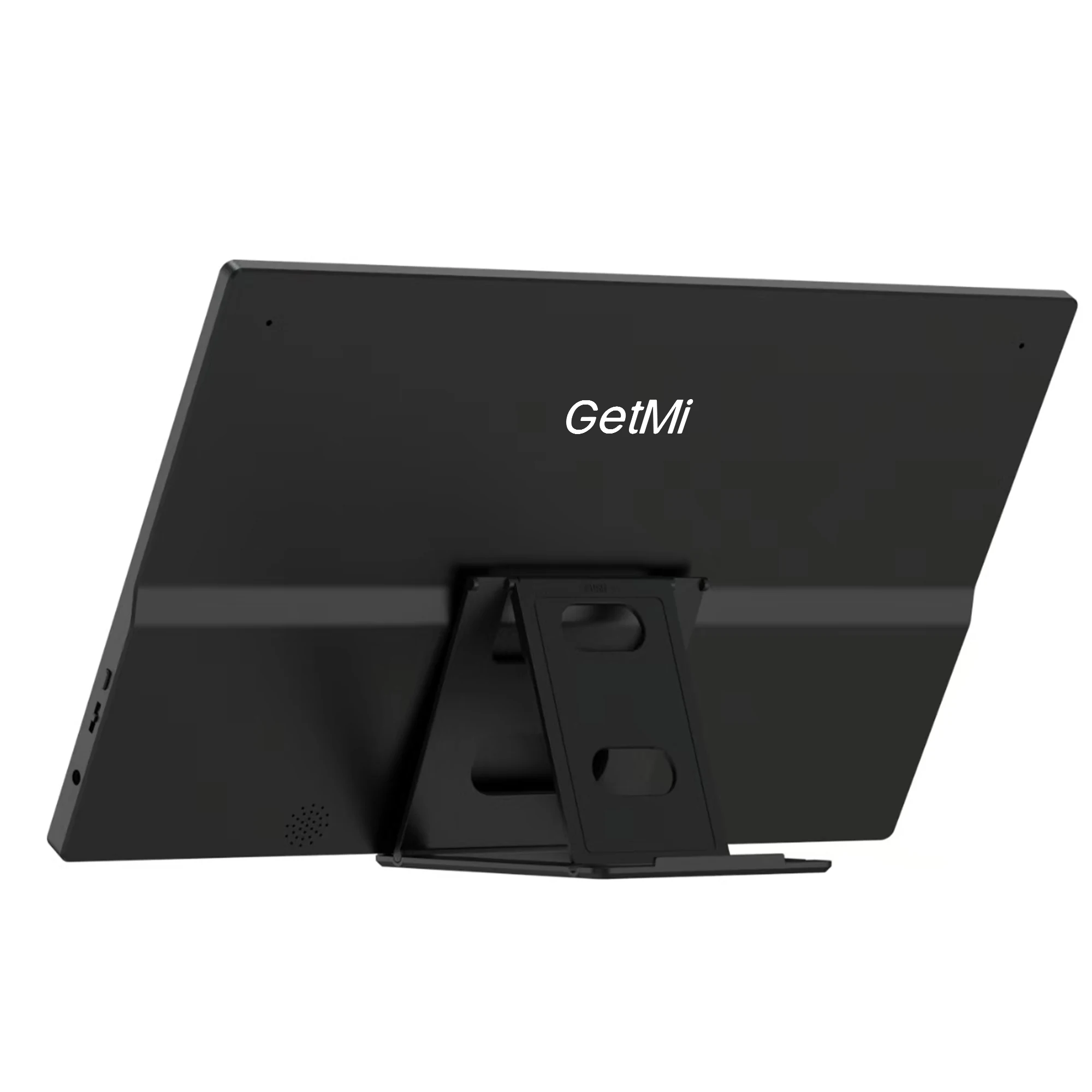Портативный монитор GetMi с задней стороны и подставкой